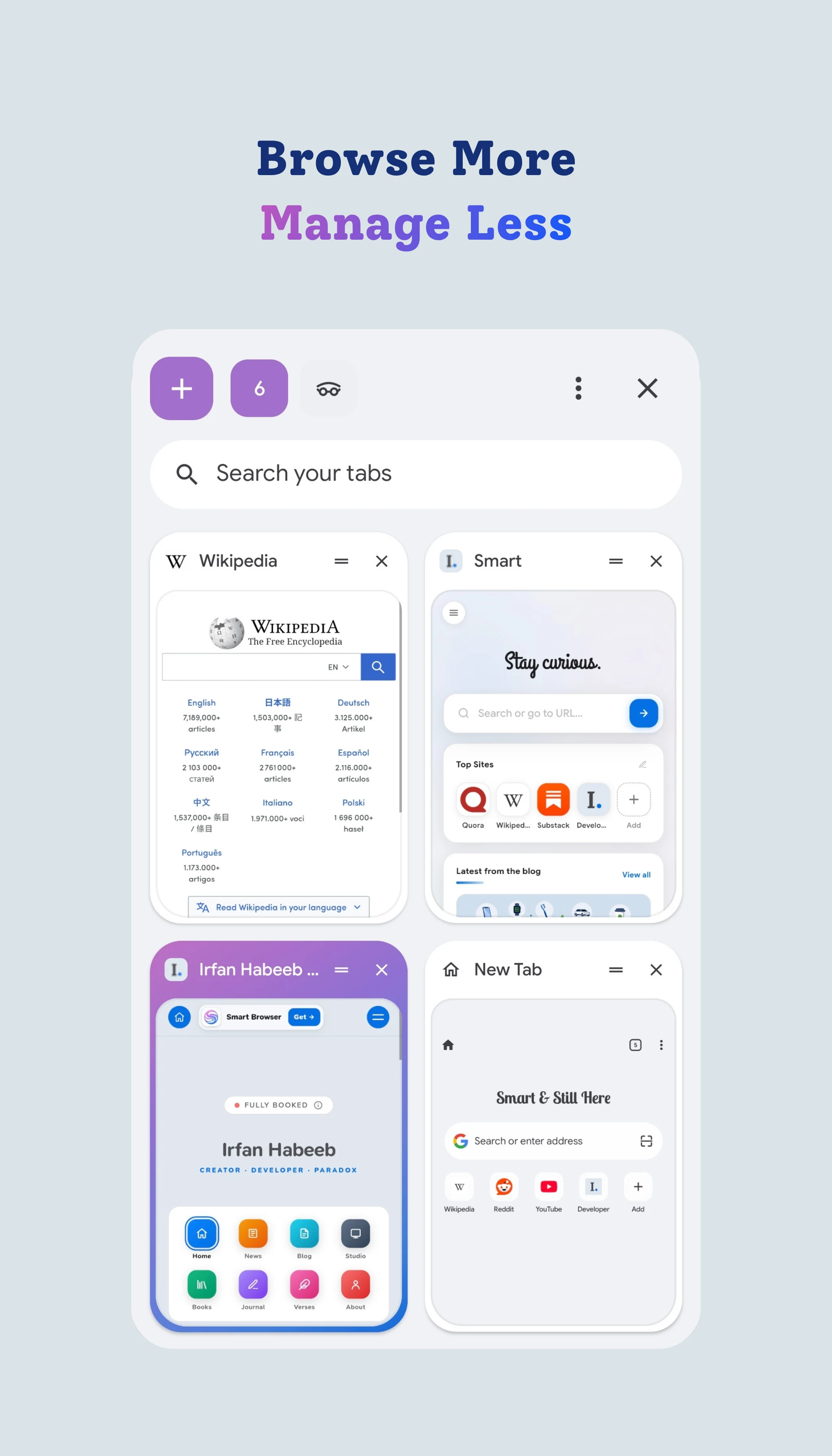 Smart Browser - Fast & Clean screenshot